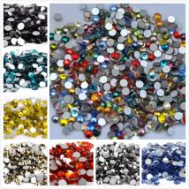 Ss3, ss4,ss5,ss6,ss8,ss10,ss12 aaaaa hochwertiger Kristall nicht Hotfix Strass super helle Glass trass 3d Nail Art Dekoration