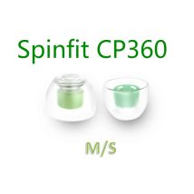 SpinFit CP360 3,6 mm hochwertige Silikon-Ohrstöpsel für Ture Wireless In-Ear-Kopfhörer (SS S M L S/SS M/S L/M)