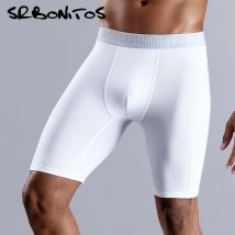 Lange Bein Shorts Boxer männer Unterwäsche männer Unterwäsche Männer Höschen Männer Unterhose Boxershorts Hohe Qualität Natürliche Baumwolle Sexy
