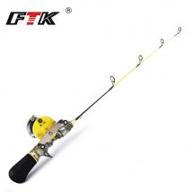 FISH KING 1PC 50cm/57cm Mini Tragbare Harz Eis Angeln Casting Stangen Pol Für Winter angelgerät