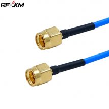 1 stücke SMA auf SMA stecker gerade RF koaxialkabel SMA stecker auf SMA männlichen RG405 086 kabel Blau haut adapter