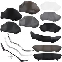 Motorrad 4.5 "5" 9.5 "12.5" 13 "Welle Windschutzscheibe Verkleidung Deflektor Abdeckung Zubehör Für Harley Straße glide Windschutzscheibe Trim