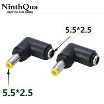 1/2/5PCS DC Power Converter Stecker 5,5x2,5mm Buchse drehen zu 90 Grad 5,5x2,5mm Stecker Adapter Stecker