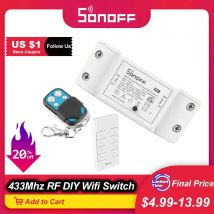 Itead SONOFF RF R2 Wifi Smart Switch 433Mhz RF Fernbedienung Schalter DIY Mini Licht Schalter Modul Für Smart home Automation