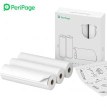 PeriPage rotolo di carta termica da 107mm/77mm/56mm senza BPA carta da stampa per ricevute Non adesiva impermeabile a prova di olio a prova di attrito