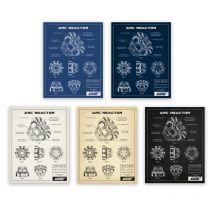 Arc Reactor Blueprint Art Canvas Painting Vintage Patent Sci-fi Movies Posters Fan Gifts Man Cave Wall Prints Boys Room Decor