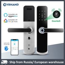 X6 Yrhand Serratura elettronica Serrature per porte biometriche impermeabili con impronte digitali Serratura per tastiera digitale Bluetooth App TTlock Smart Lock