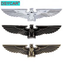 DSYCAR 1 Stücke 3D Tier Auto Dekoration Metall Adler Klebstoff Auto Abzeichen Emblem Aufkleber für Universal Autos Moto Bike