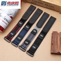 Cinturino in tela invece di r-umenos22mm 23mm cinturino in nylon orologio militare da esterno con braccialetto da uomo in silicone r-umenos 18mm 20mm
