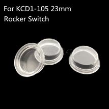 10 Stück KCD1-105 große runde transparente wasserdichte Kappe wasserdichte Abdeckung ist geeignet für den Wippschalter mit einem Durchmesser von 23 mm