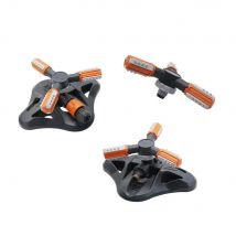 Irrigatori rotativi automatici a 3 bracci regolabili a 360 gradi per erba prato giardino agricoltura irrigazione ugelli a spruzzo rotanti