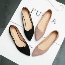 Dame Wohnungen Rosa Schwarz Extra Kleine Größe 31 32 Große Größe 43 44 45 46 Frau Flache Ferse Schuhe Arbeits wohnungen Einfarbig Slip auf Loafer