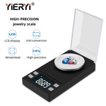 Yieryi bilancia elettronica LCD bilancia digitale 0.001g precisione medicina gioielli Karat scala 10g / 20g / 50g / 100g bilancia tascabile