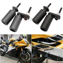 Motorrad Schwarz/Carbon No Cut Sturzpads Crash Fallen Schutz Für Yamaha YZF-R6 YZFR6 YZF R6 YZF 600 2006 2007