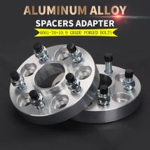 2 Piezas Adaptadores Separadores de Rueda de Aluminio de 15/20/25/30/40/50mm PCD 5x100 CB 57.1mm para Volkswagen Audi de 5 Birlos
