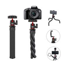 Treppiede flessibile a polpo Ulanzi MT-11 per telefono Fotocamera DSLR Vlog Treppiede portatile 2 in 1 con selfie stick con supporto per telefono