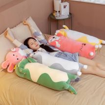 70/90/120CM Cartoon Animal Dinosaur Unicorn Cat Plush Toys Stuffed Soft Long Sleeping Pillow Dolls  Birthday Gift