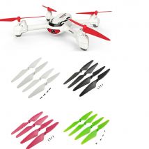 Hubsan H502S/H502E/X4 Propeller 4Pcs-CW/CCW Klingen (Rot/Grün/Weiß) Langlebiger Ersatz für RC Drone