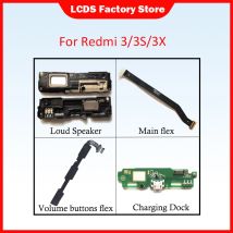 Telefon Teile Für Redmi 3 3S 3X Power On/Off Volume Taste Wichtigsten flex Lautsprecher Lade Port kopfhörer Lautsprecher WIFI signal linie