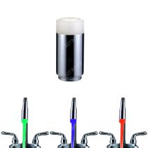 Brass Water Glow Shower LED Faucet Light Temperature Sensor LD8002-A2