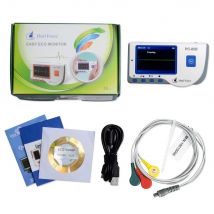 Heal Force PC-80B Monitor ECG cardiaco domestico Misurazione continua con cavo e cuscinetti Schermo a colori