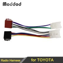 Wiring Lead Harness  ISO Stereo Wire Cable for TOYOTA Lexus MR2 Land Cruiser RAV4 Solara Yaris Car Radio Male Plug Adapter