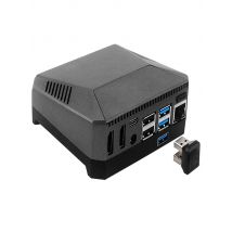 Raspberry Pi 4 Argon M.2 Aluminum Case SATA SSD to USB 3.0 Built-in Cooling Fan 128G 512G SSD Card Optional for Raspberry Pi 4 B