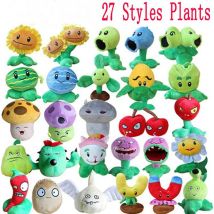 1pcs Plants vs Zombies Plush Toys 13-20cm Plants vs Zombies PVZ Plants Plush Stuffed Toys Soft Game Toy for Children Kids Gifts