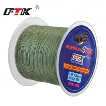 FTK 114M PE-Angelschnur mit geflochtenem Draht, 125 Yards, 4 Stränge, 0,10 mm-0,40 mm, 8LB-60LB, Japan unglaublich starke Multifilament-Faserschnur