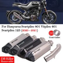 Slip-On Für Husqvarna Svartpilen 401 Vitpilen 401 Svartpilen 125 2020 2021 Motorrad Auspuff Systeme