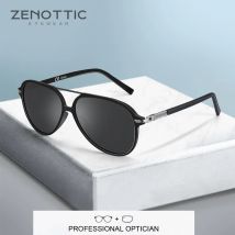 ZENOTTIC Rezept Sonnenbrille Männer Polarisierte Optische Sonnenbrille Für Frauen Retro Bifokale