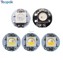 20-500 stücke 5050 SMD WS2812B RGB SK6812 RGBW LED Chip Address Mit Mini PCB board (10mm * 3mm) kühlkörper Schwarz Weiß PCB DC5V