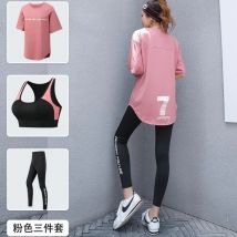 Plus Größe Frauen Yoga Sets Lose T Shirt + Bh + Leggings Fitness Gym Anzüge Atmungsaktive Sport-Lauf Kleidung Trainingsanzug