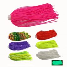 5 pcs/lot  88 Strands 70mm Silicone Skirts Elastic hole Umbrella skirts Fishing Accessories Buzzbaits Spinner Buzz Bait