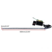 2021 neue 56CM 7 Farbe 48 LED RGB Scanner-Auto Strobe Knight Rider Kit Licht Streifen
