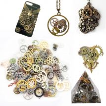 12 Farben 50 g/100 g Metallgetriebe Uhr Schmuckfüllung UV Epoxidharz DIY handgemachte Herstellung von Schmuckkomponenten Formfüllungen