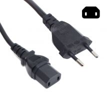 Universeller 2-poliger Stecker an iec320 c17 Buchse Adapter Netz kabel für ps4 pro eu/us Standard-Netzteil-Ladekabel
