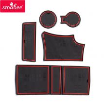 Smabee Anti-Rutsch-Tor Slot Cup Matte für Peugeot 208 e-208 2019-2024 gt Innen zubehör Tür polster rutsch feste Matten Auto Styling