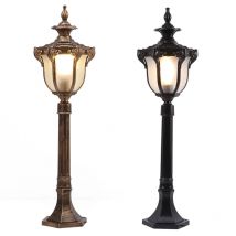Neue Stil Wasserdichte LED Rasen Lampe Europäischen Aluminium Säule Licht Outdoor Hof Villa Landschaft Garten Straße Lampe
