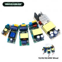 LED Driver 10W 20W 30W 40W 50W DC24-36V Power Supply Constant Current Automatic Voltage Control Light Transformer For LED Lights
