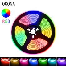 COB RGB LED Streifen Lichter für Wand Zimmer Dekor Wasserdicht IP67 576/840LED DC 24V 12V Flexible Band RGB Band 10m