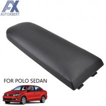 Per Volkswagen VW Polo berlina Console centrale bracciolo coperchio pelle PU 2010 2011 2012 2013 2014 2015- 2018 coperchio bracciolo fermo