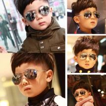 Sonnenbrillen, neue Mode für Babys, Jungen, Mädchen, Pilotensonnenbrillen, Metallrahmen, Schutzbrillen, Brillen für Kinder, Sonnenbrillen