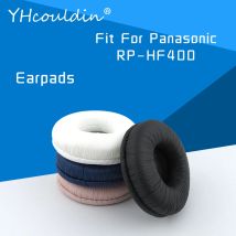 Ohrpolster für Panasonic RP HF400 RP-HF400 Kopfhörer-Mithelfer, Ersatz-Ohrpolster aus faltigem Leder