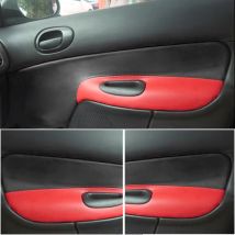 Für Peugeot 206 2004-2007 207 2009-2013 Für Citroen C2 nur 4 türen Auto Innen Tür Panel armlehne Abdeckung Mikrofaser Leder Trim