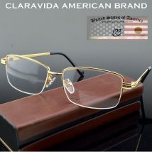 Titanium Alloy Bifocal Semi-Rim High Quality Anti Blue-Ray Men Women Reading Glasses +0.75 +1.00 +1.25 +1.5 +1.75 +2 To +4