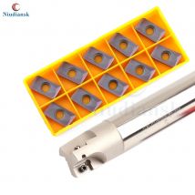 1 Stück BAP400R C32 Gehärteter Vibrationsdämpfender Rechtwinkliger Fräs- und Drehwerkzeughalter für APMT1604 Hartmetalleinsatz CNC-Drehmaschinen-Werkzeugteile