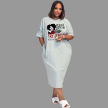 4XL 3XL Plus Größe Kleidung Frauen Sommer Casual Party T-shirt Kleid 2021 Neue Elegante Kurzarm Abend Bodycon Langes Kleid