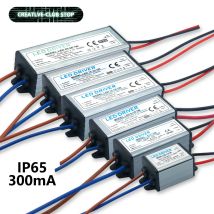 LED Driver 1-3W 4-7W 8-12W 12-18W 18-25W 25-36W Adapter Transformer AC85V-265V WaterproofIP65 Power Supply 300mA For Panel Light