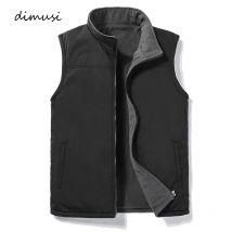DIMUSI Winter Herren Westen Mode Fleece Warme Westen Casual Outwear Thermische Softshell Westen Mann Ärmellose Jacke Kleidung